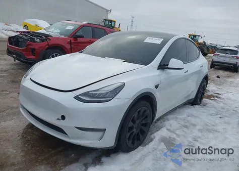 2021 Tesla Model Y Long Range Dual Motor All-Wheel Drive from USA, damaged, VIN 5YJYGDEE3MF102507